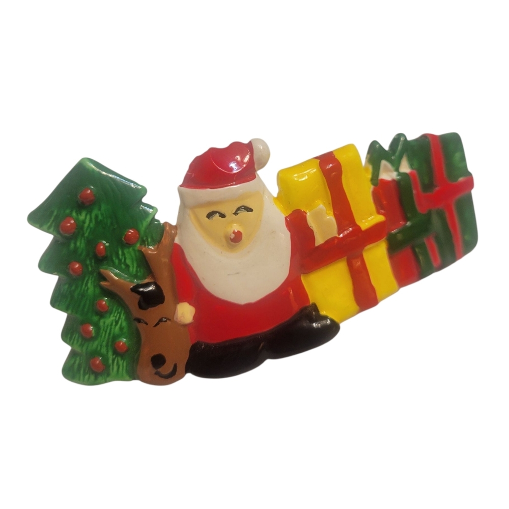 Vintage Christmas Barrette - Picture 5 of 5